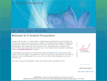 Tablet Screenshot of agratefulperspective.com